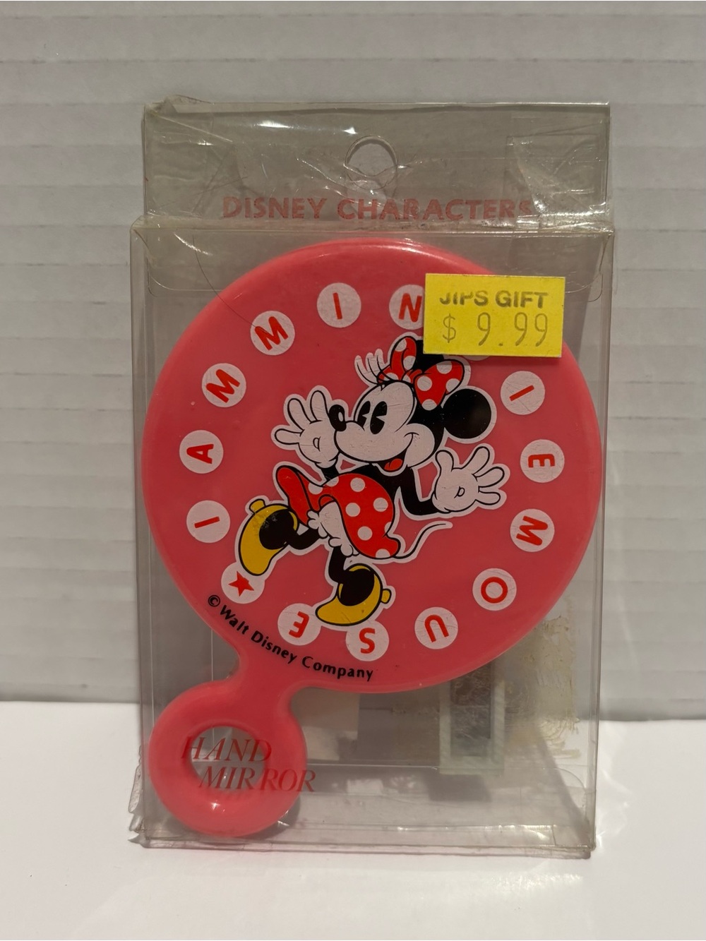 Vintage 1990’s Disney MINNIE MOUSE Hand Mirror Made in Japan NOS Sealed Rare